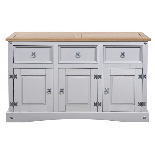 Corona Grey Buffet 3 Doors 3 Draws