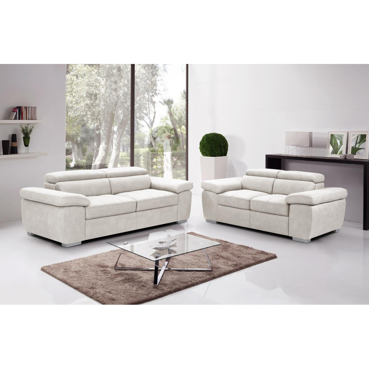 Amando Fabric 3 Seater Sofa