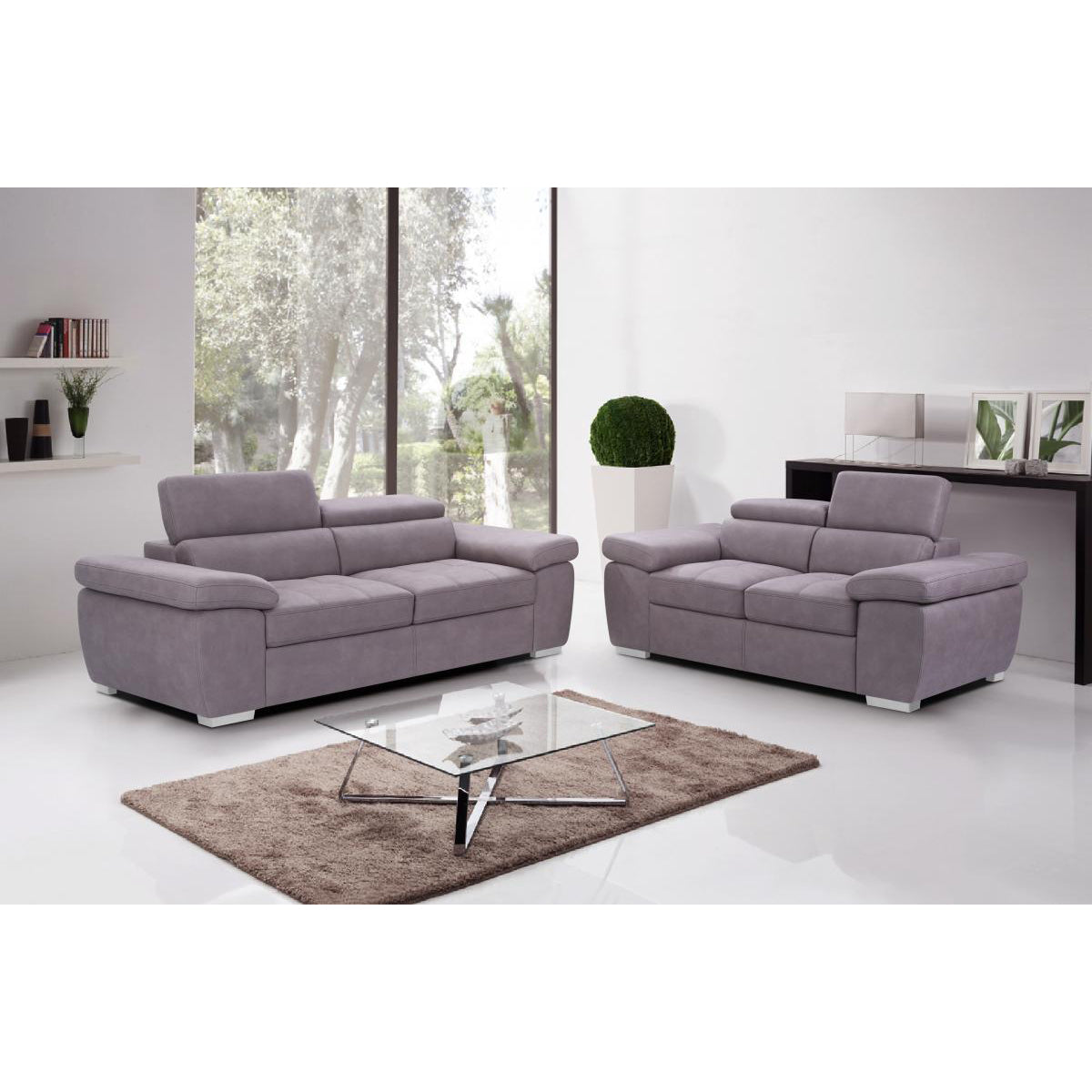 Amando Fabric 2 Seater Sofa