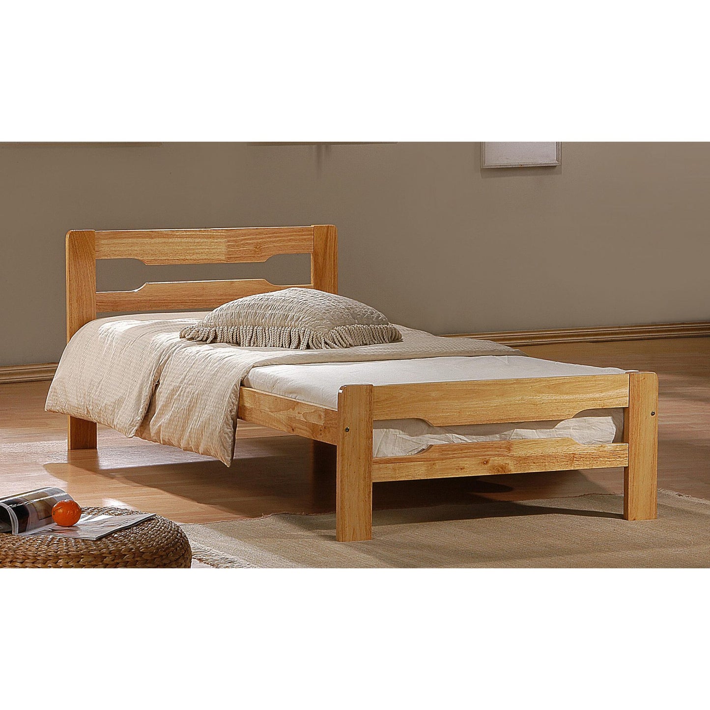 Amelia Solid Wood Single Bed