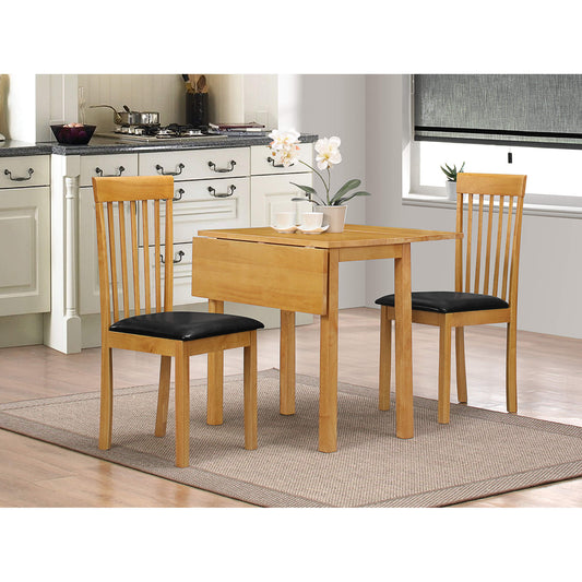 Atlas Dropleaf Dining Chairs Natural (2s)