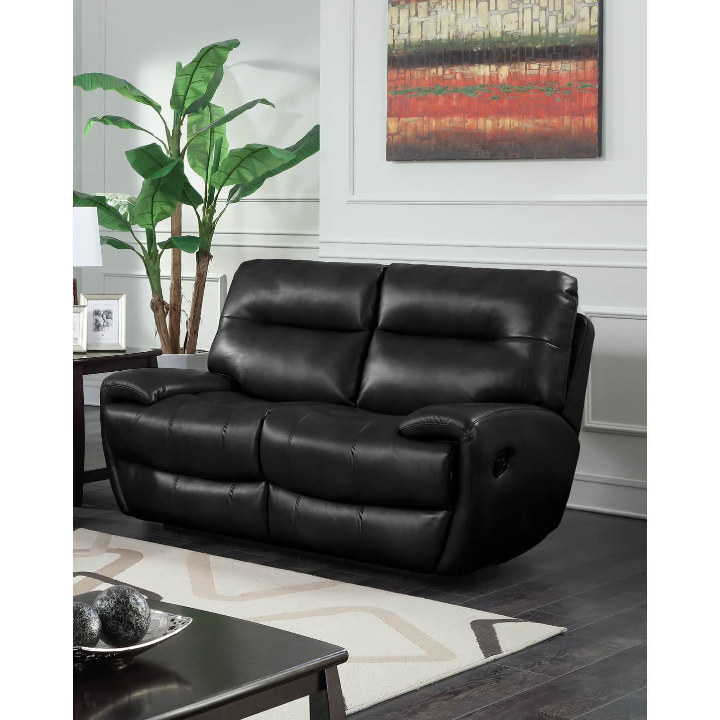 Bailey Recliner LeatherGel & PU 2 Seater