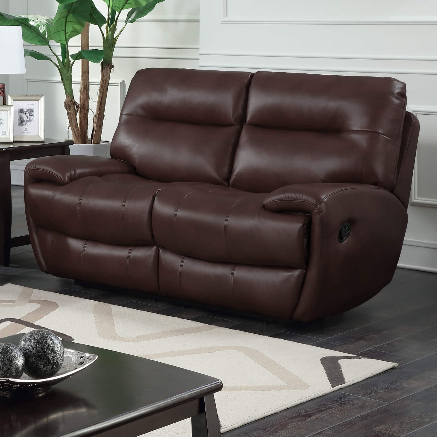 Bailey Recliner LeatherGel & PU 2 Seater