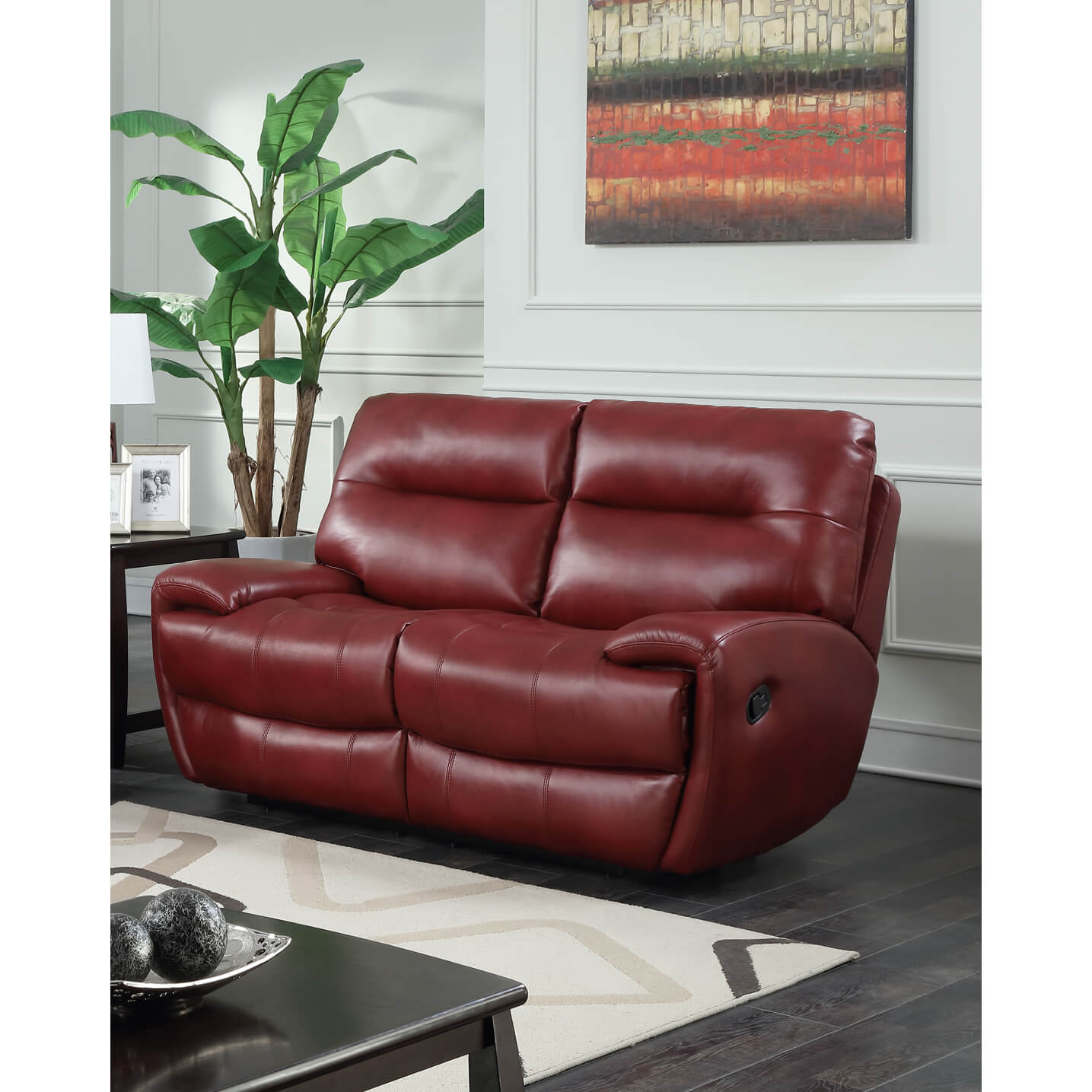 Bailey Recliner LeatherGel & PU 2 Seater