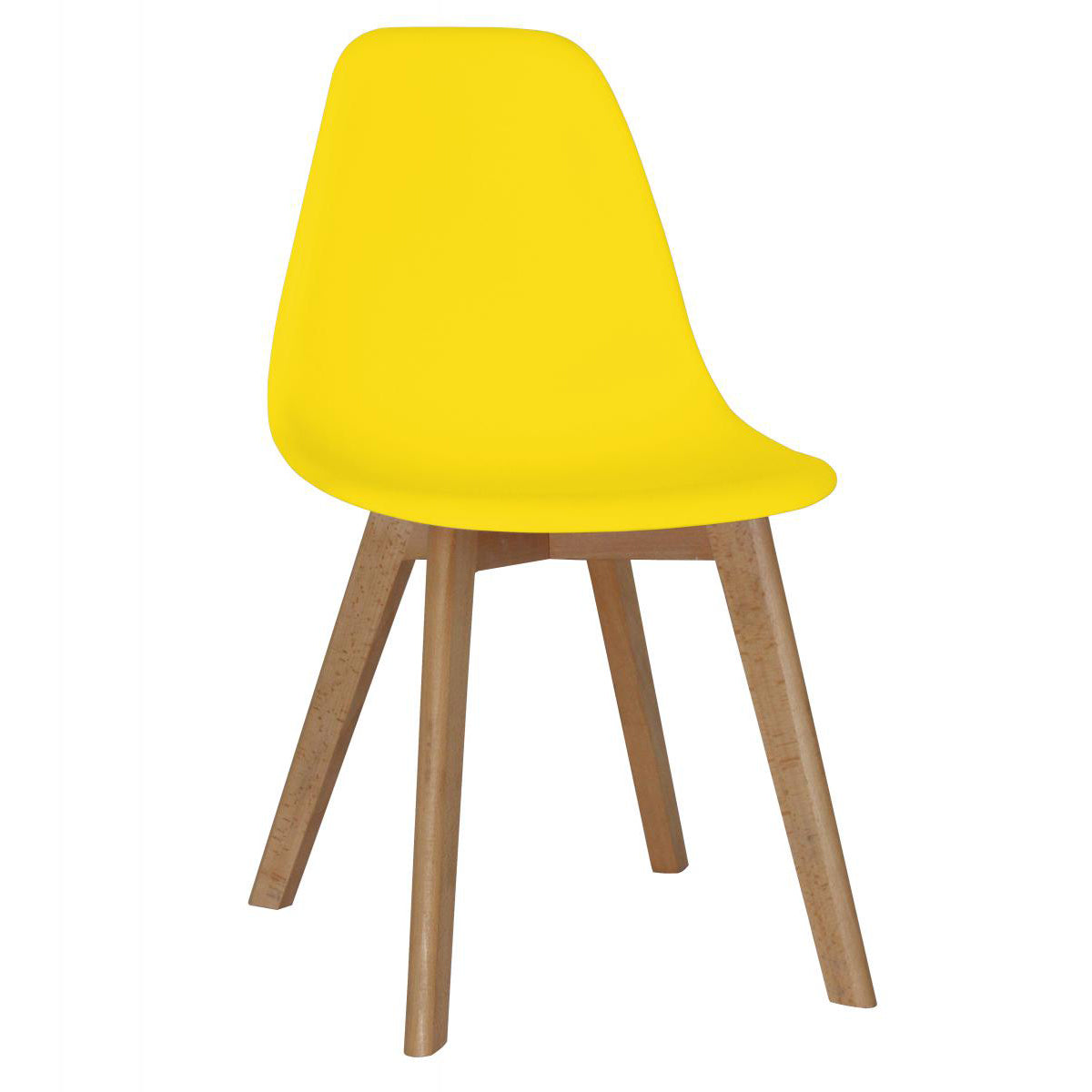 Belgium Plastic (PP) Chairs with Solid Beech Legs