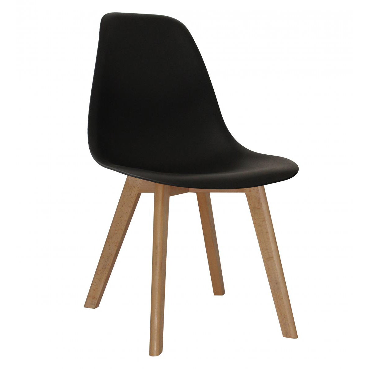 Belgium Plastic (PP) Chairs with Solid Beech Legs