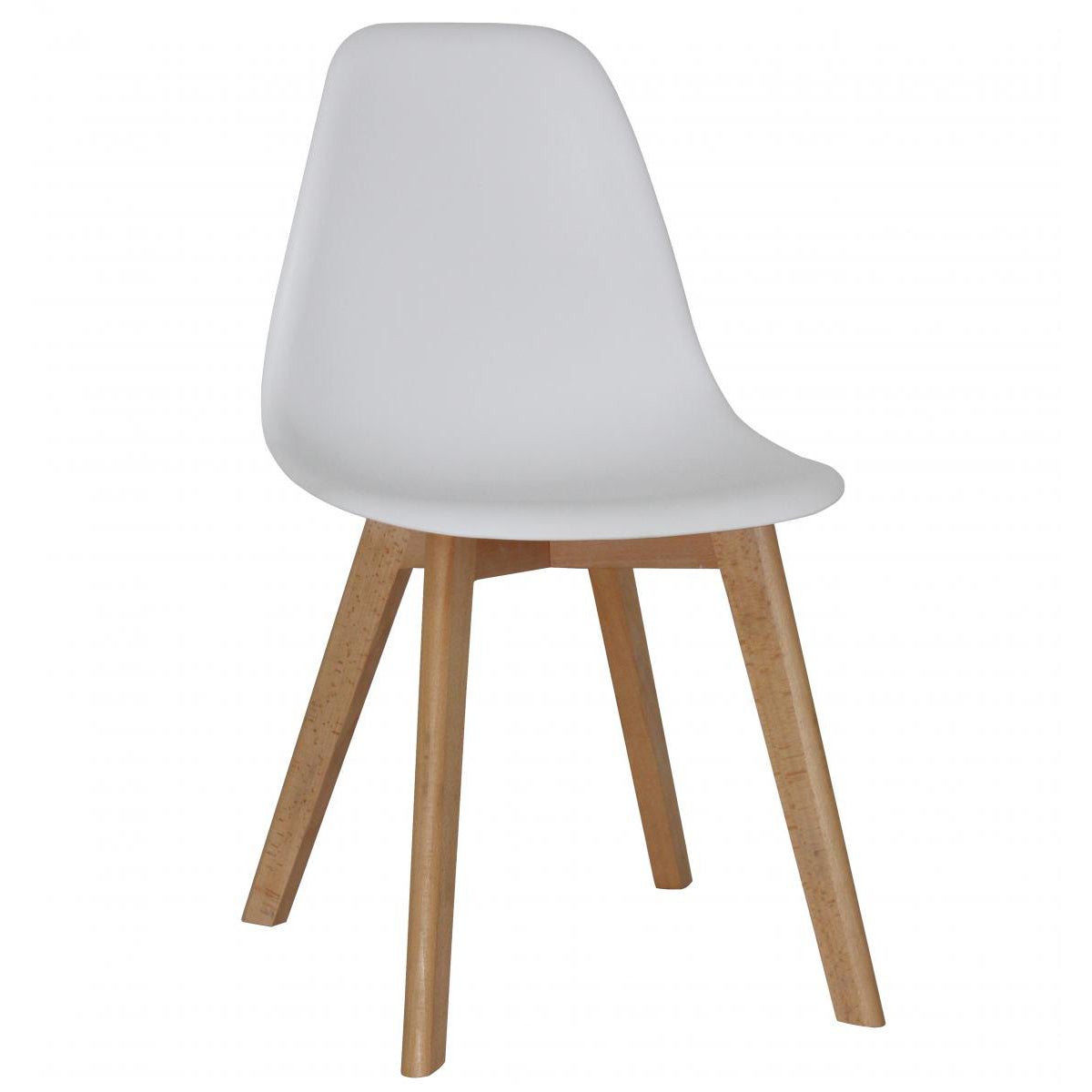 Belgium Plastic (PP) Chairs with Solid Beech Legs