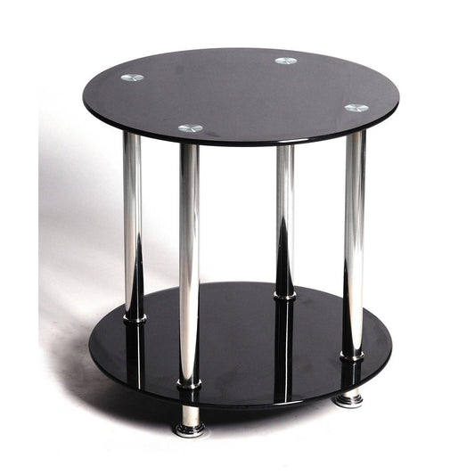 Benton Black Lamp Table