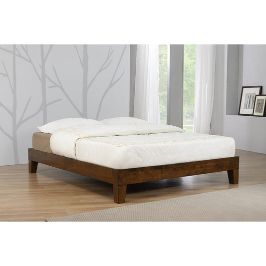 Charlie Platform Bed King Size Rustic Oak