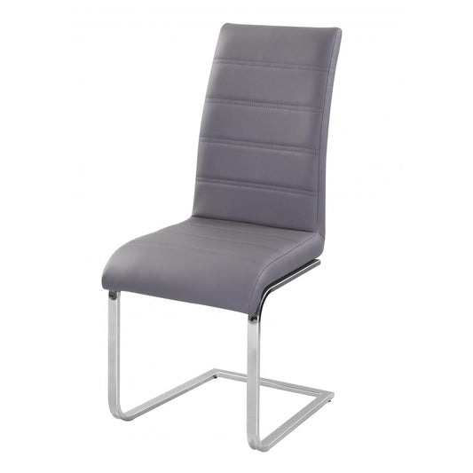 Chiswell PU Chairs Chrome