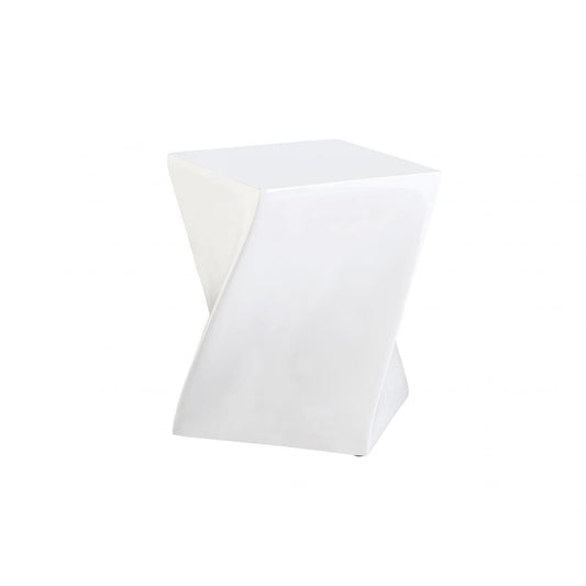 Connor High Gloss Lamp Table White