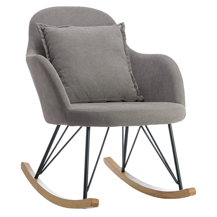 Derwent Fabric Rocking Chair Grey