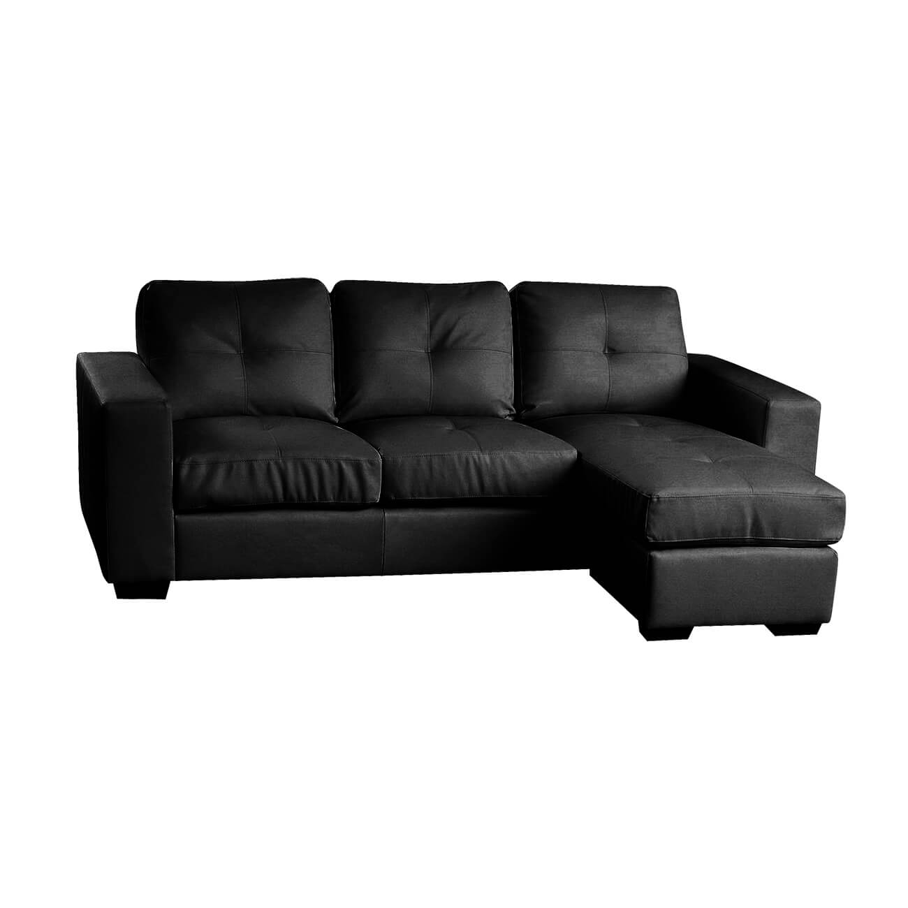 Diego Chaise Sofa Full Bonded Leather