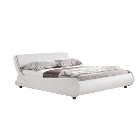 Griffin PVC Double Bed White