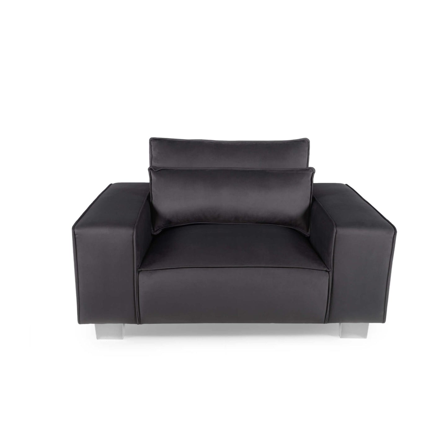 Harleston Fabric Sofa 1S Steel