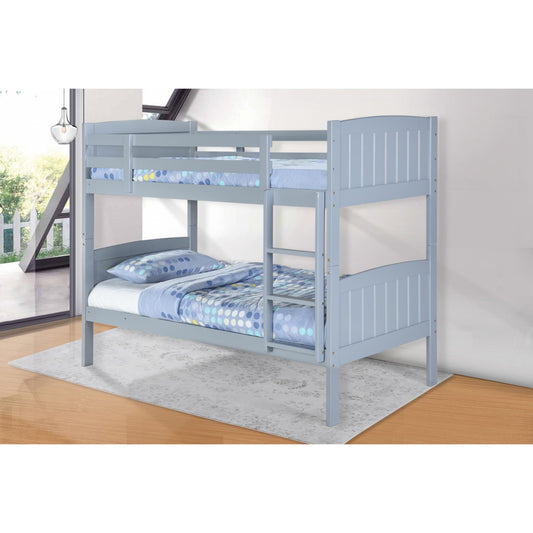 Hayes Solid Wood Bunk Bed Grey