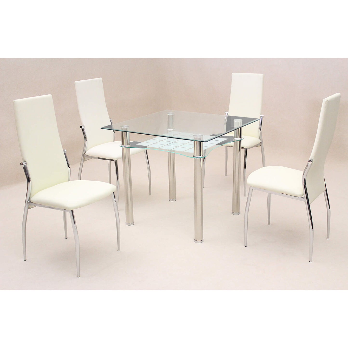 Jazo Dining Table Chrome