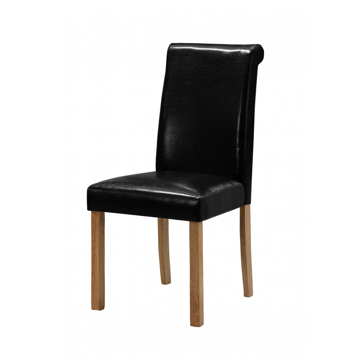 Jasper PU Solid Rubberwood Chair