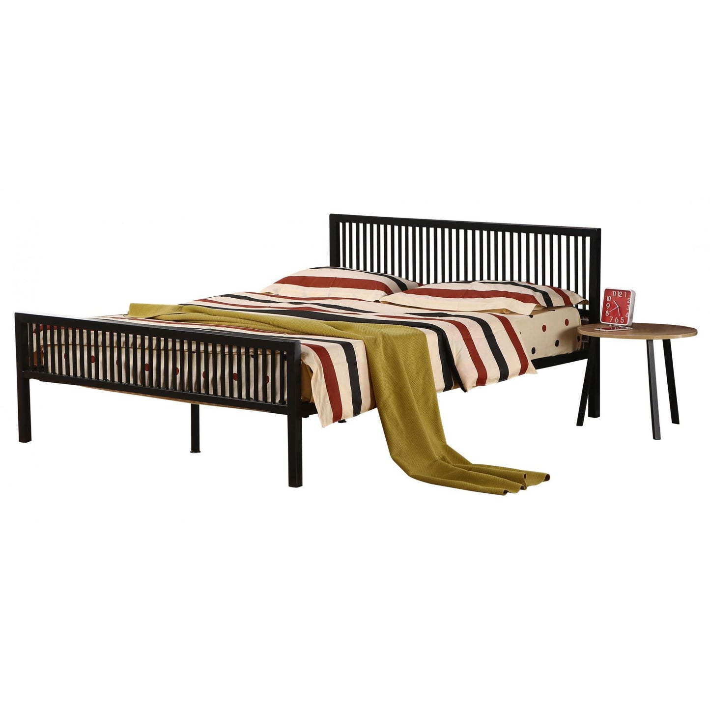 Karachi King Size Bed Black