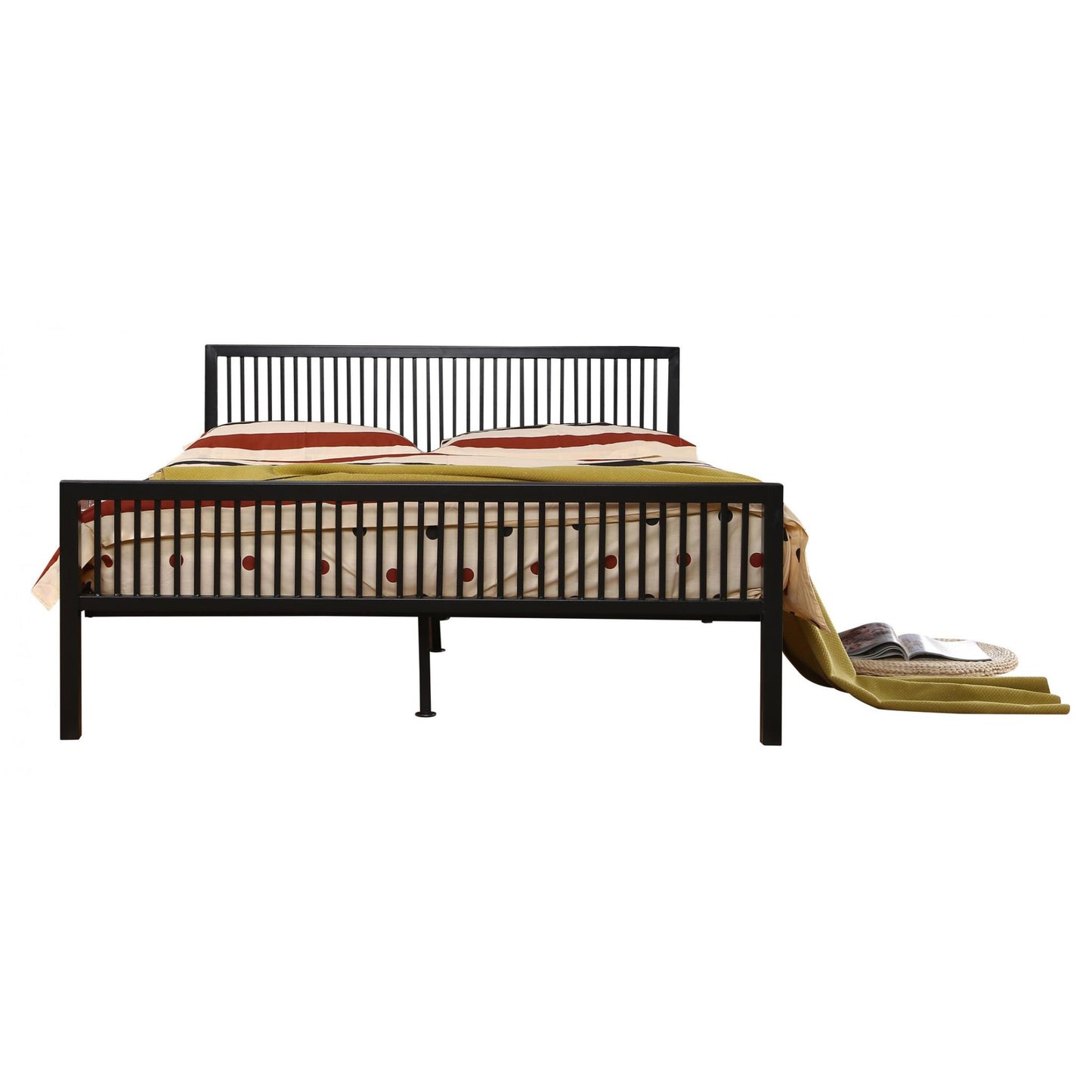 Karachi Double Bed Black