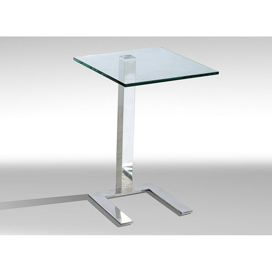 Kia Lamp Table Clear Glass