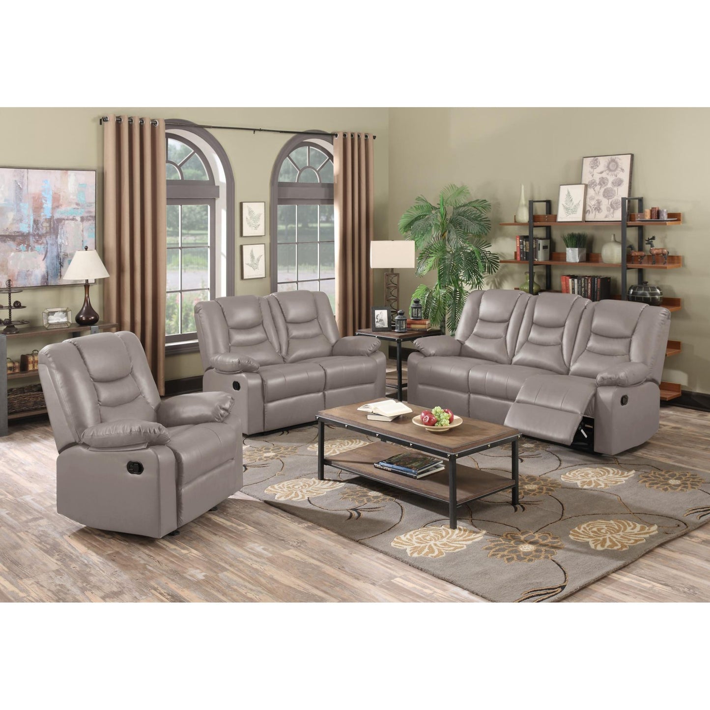 Kirk Recliner Bonded PU 1 Seater