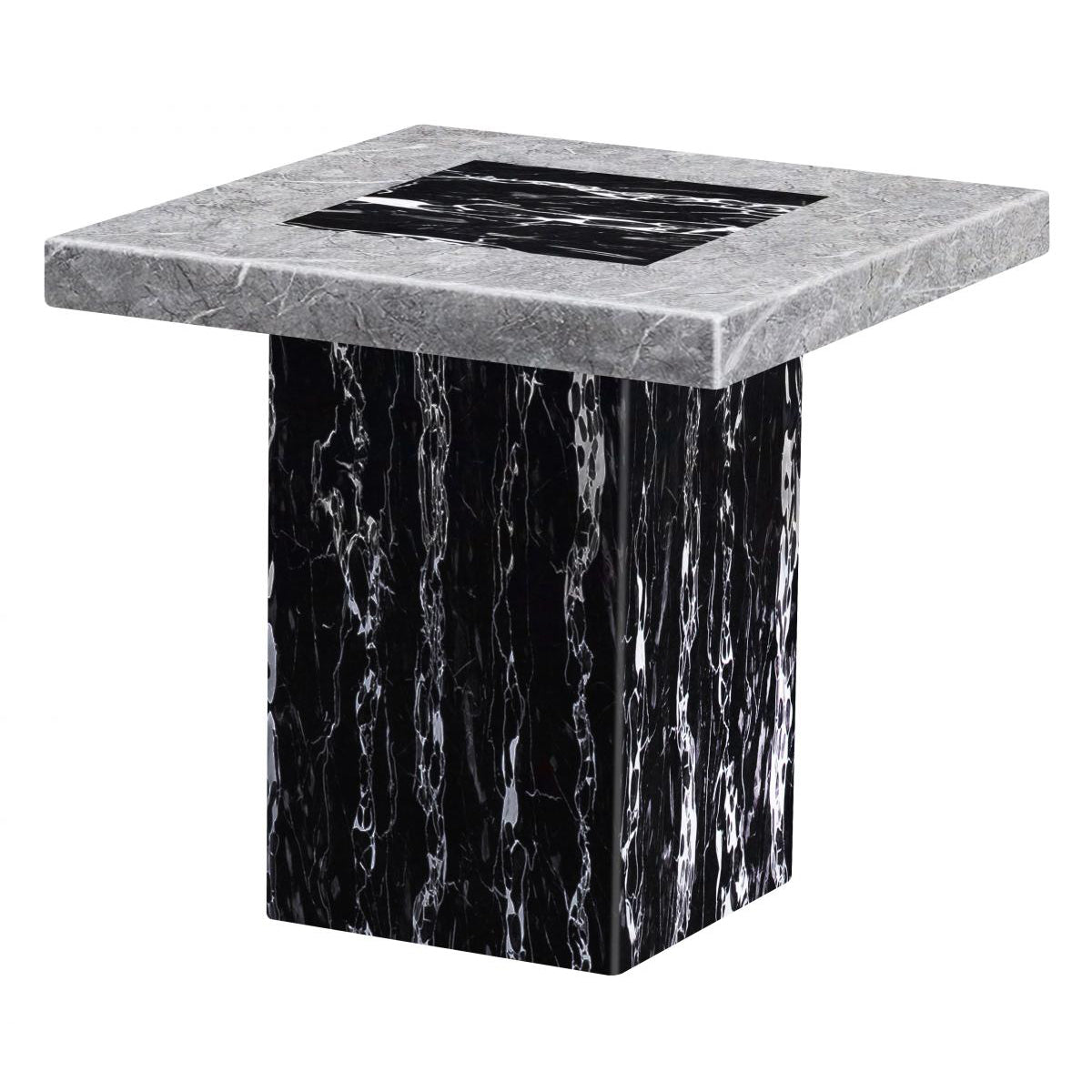 Lotus Marble Lamp Table