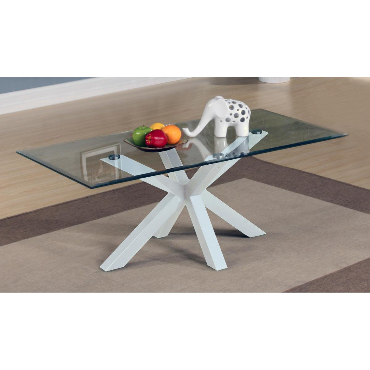 Langley Gloss Coffee Table White