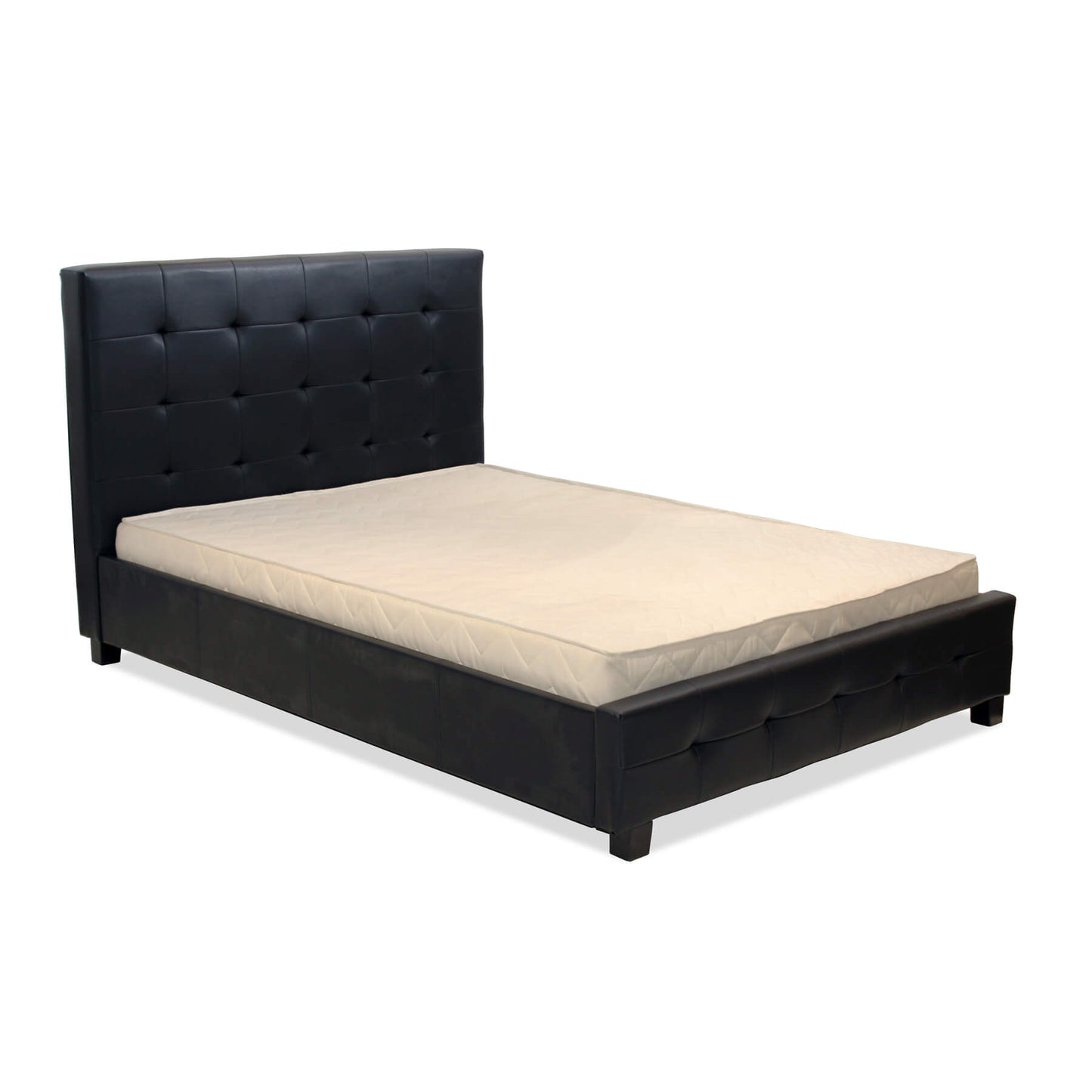 Lattice PU King Size Bed