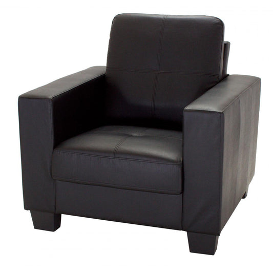 Lena Bonded Leather & PVC 1 Seater