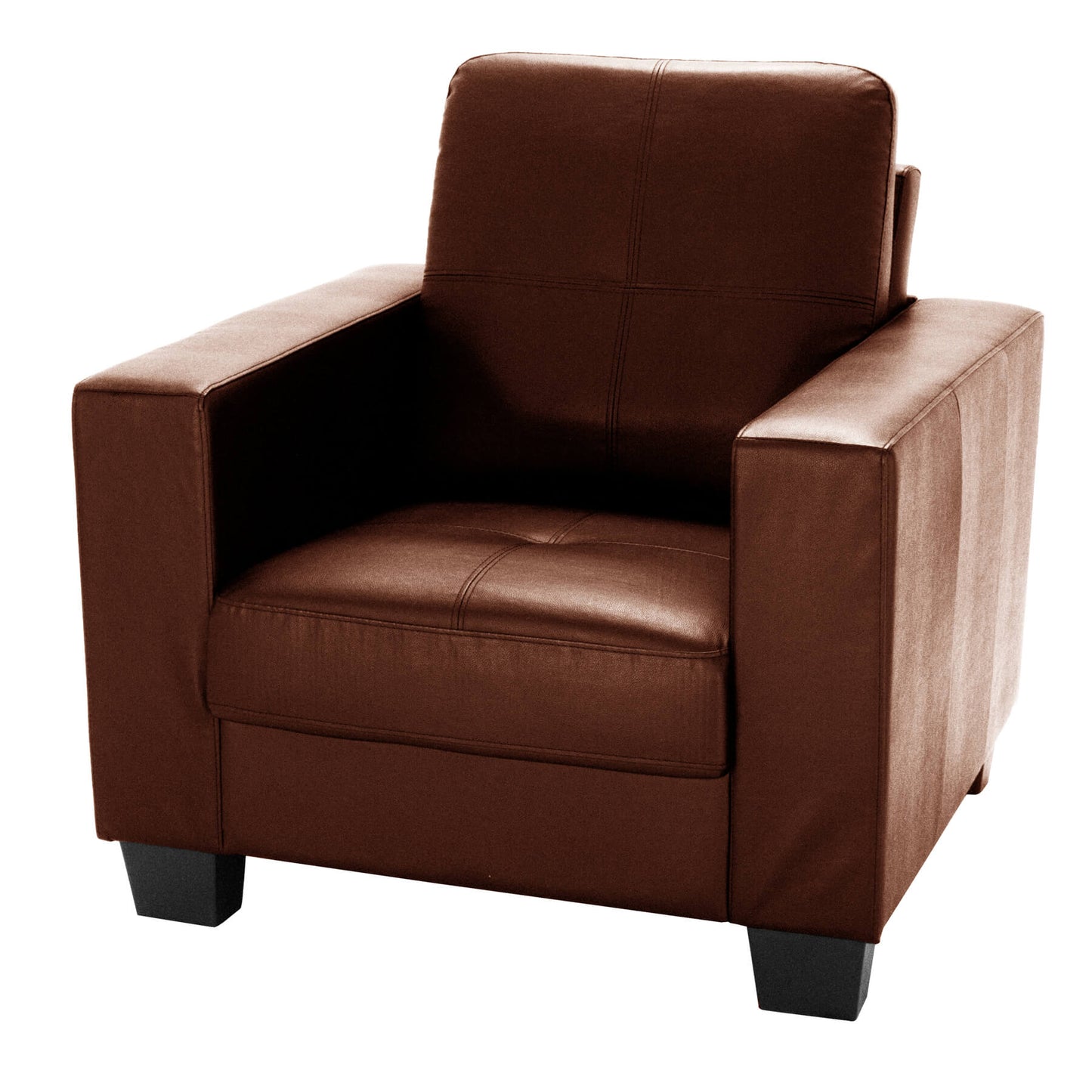 Lena Bonded Leather & PVC 1 Seater