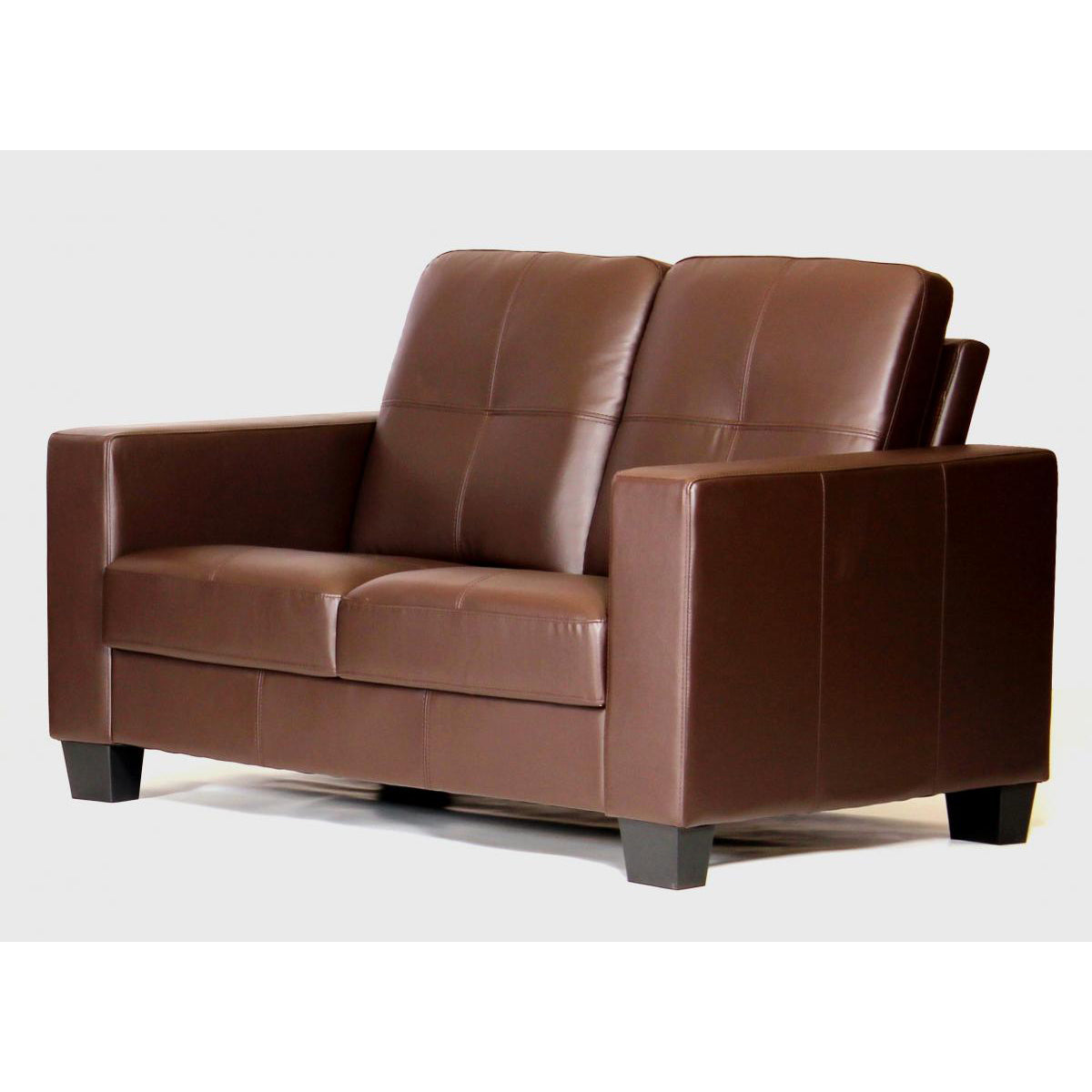 Lena Bonded Leather & PVC 2 Seater