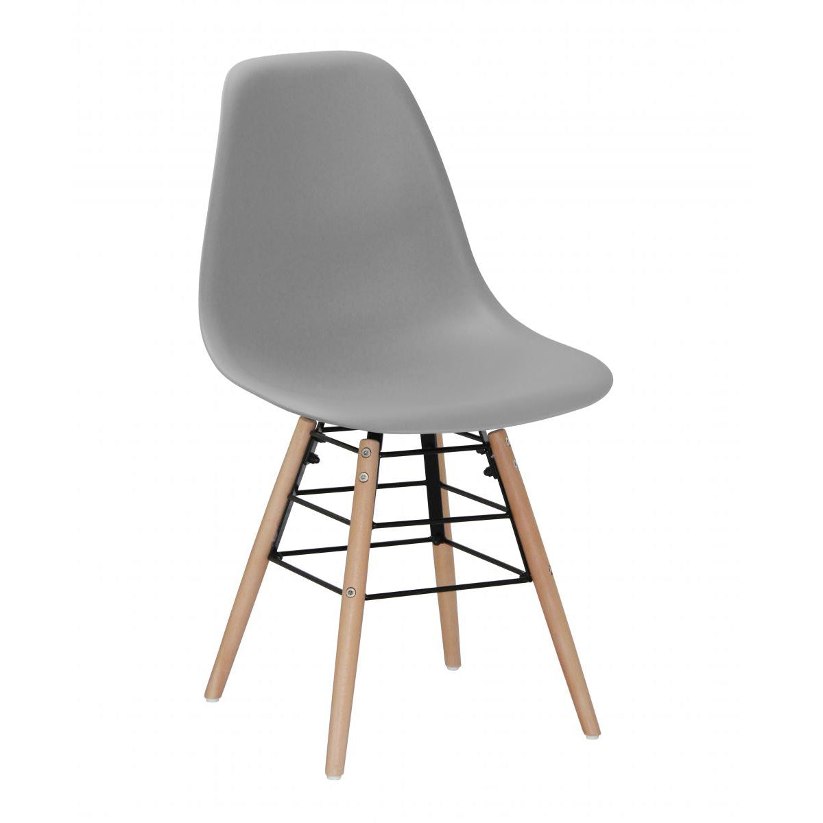 Lilly Plastic (PP) Chairs with Solid Beech Legs