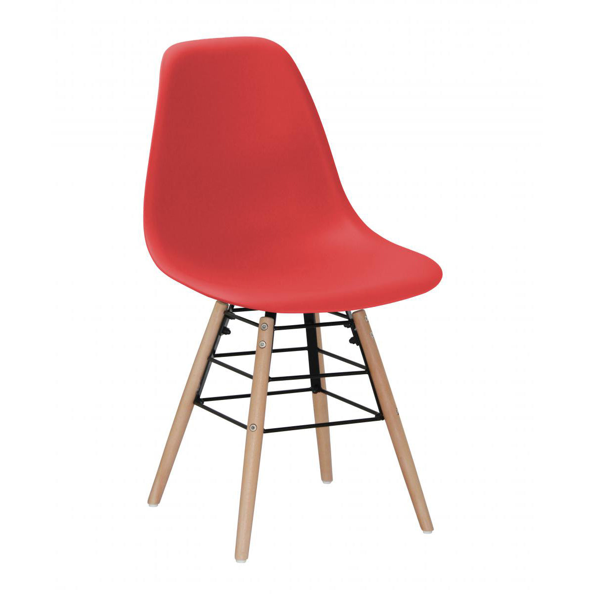 Lilly Plastic (PP) Chairs with Solid Beech Legs