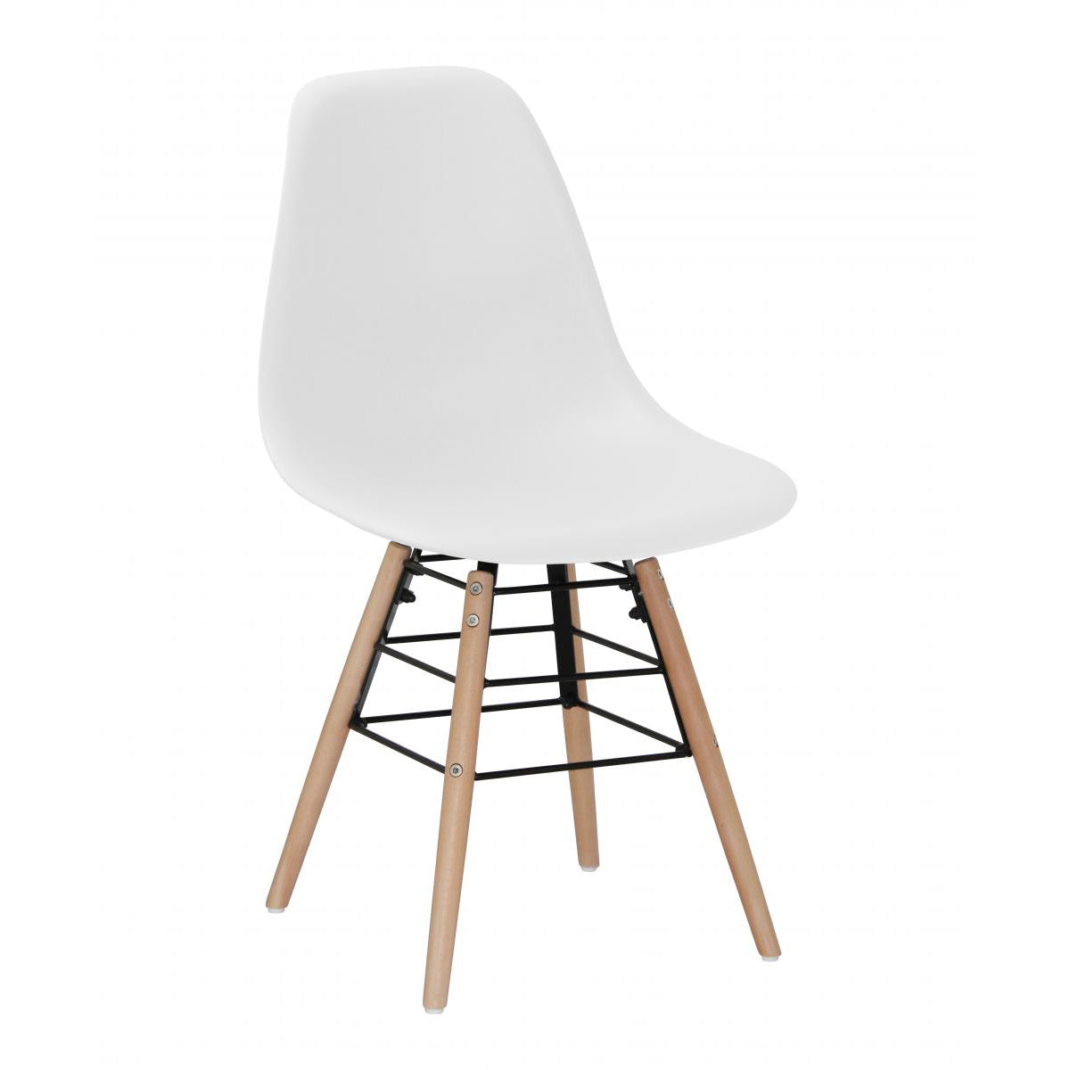 Lilly Plastic (PP) Chairs with Solid Beech Legs