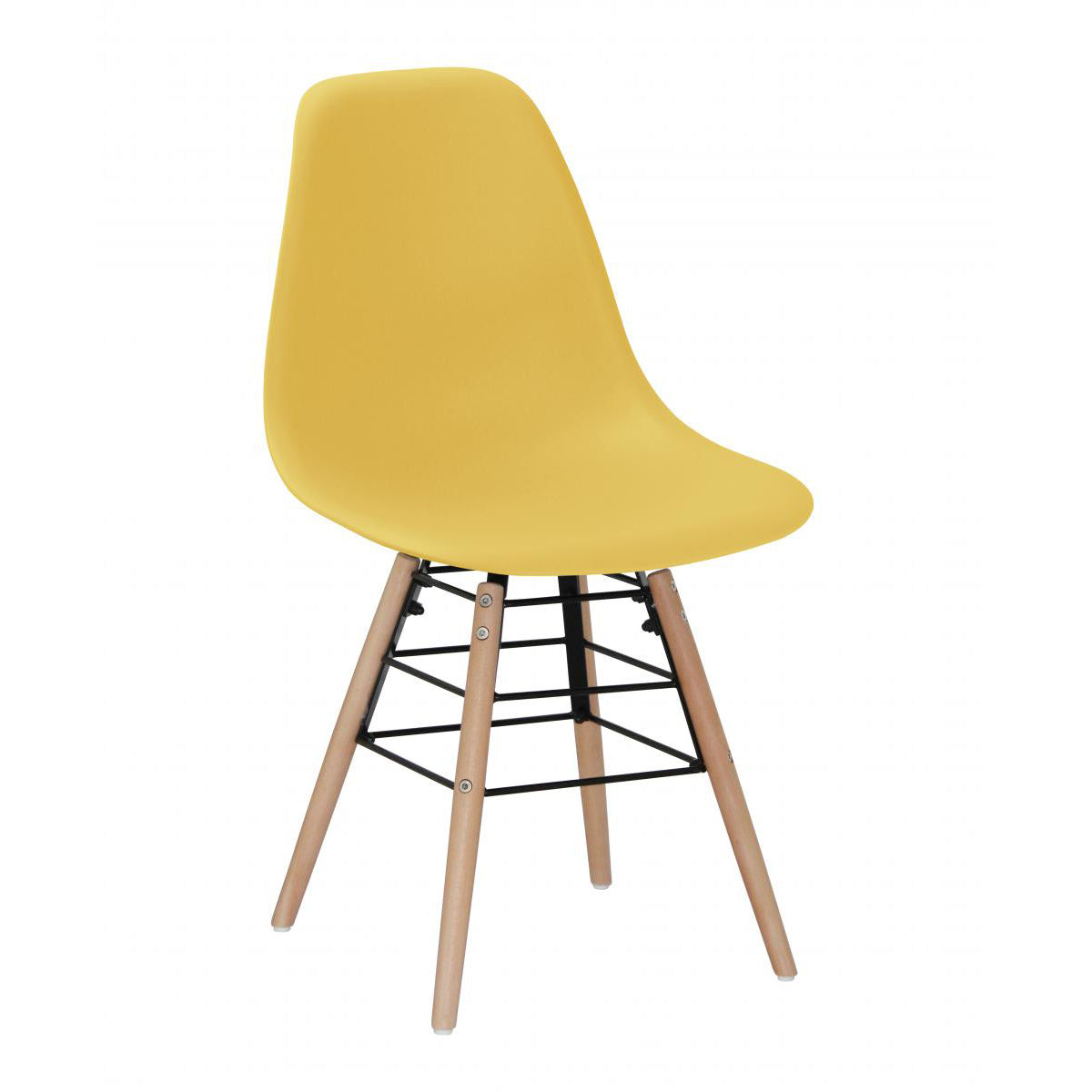 Lilly Plastic (PP) Chairs with Solid Beech Legs