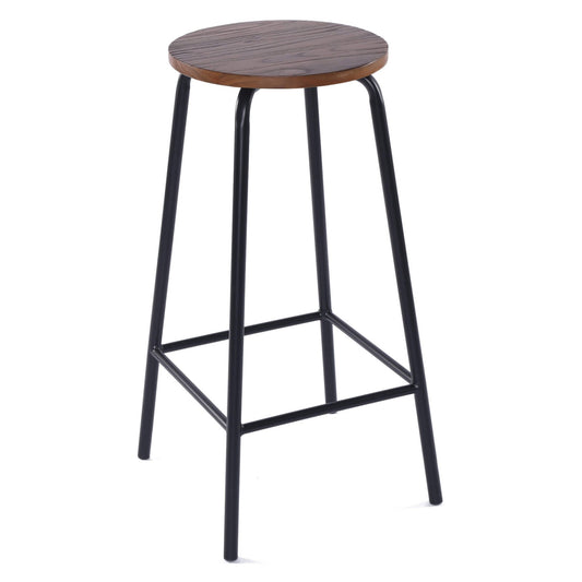 Loxely Bar Stool Black & Natural