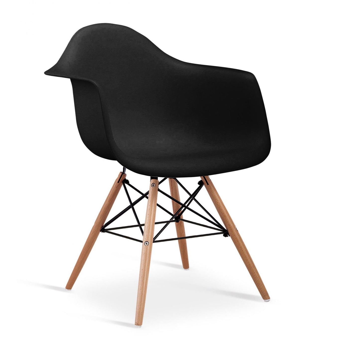 Ludstone Plastic (PP) Chairs with Solid Beech Legs