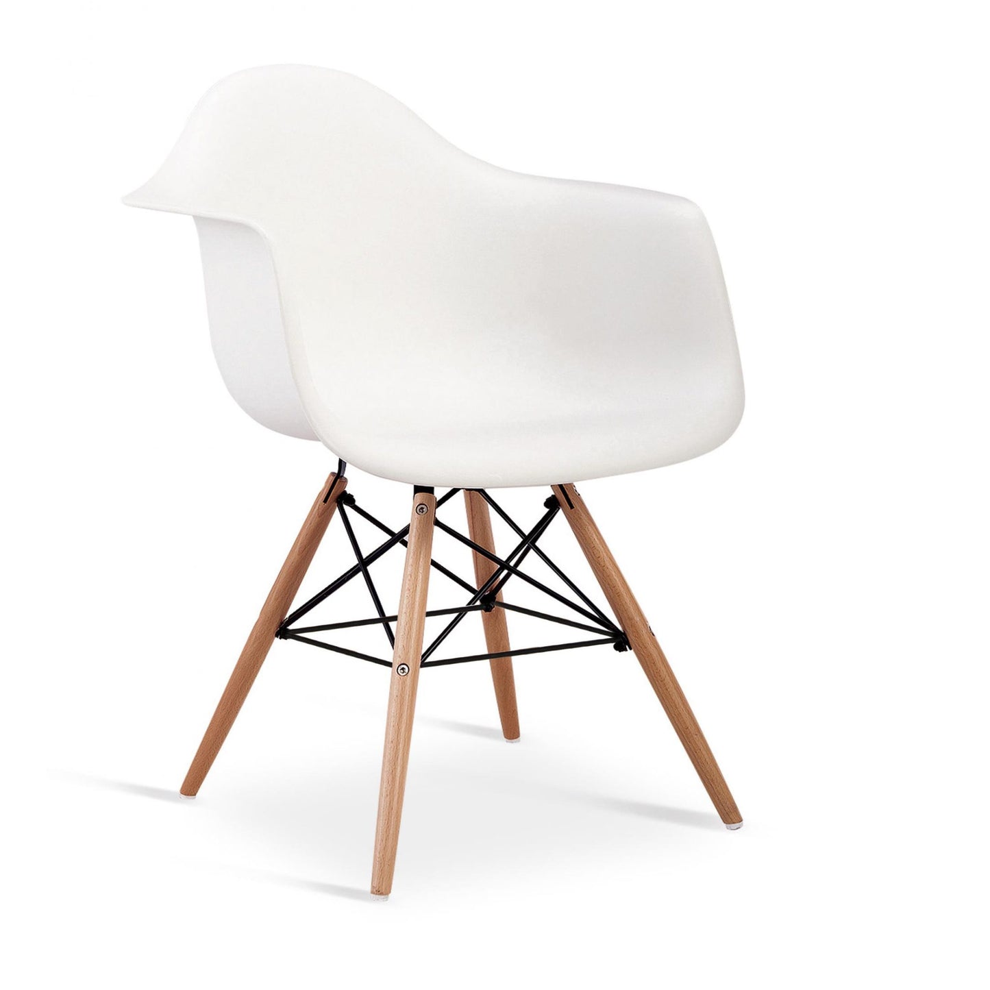 Ludstone Plastic (PP) Chairs with Solid Beech Legs