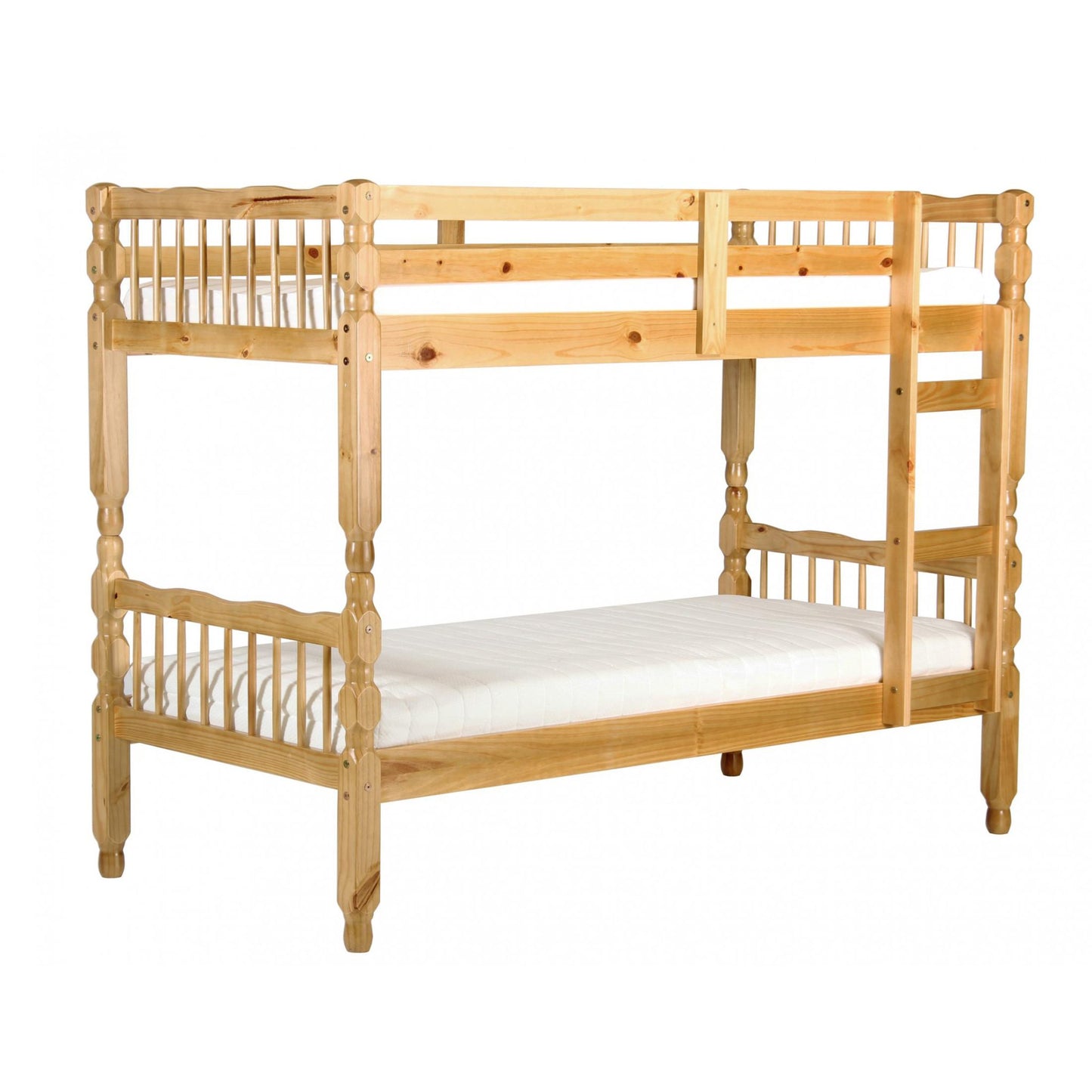 Milano Pine Bunk Bed Light Antique