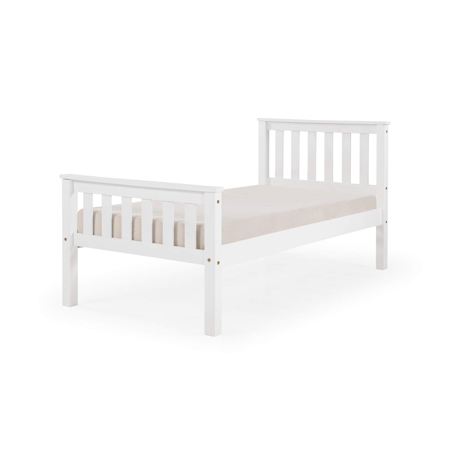 Manila HFE Pine Bed Single White