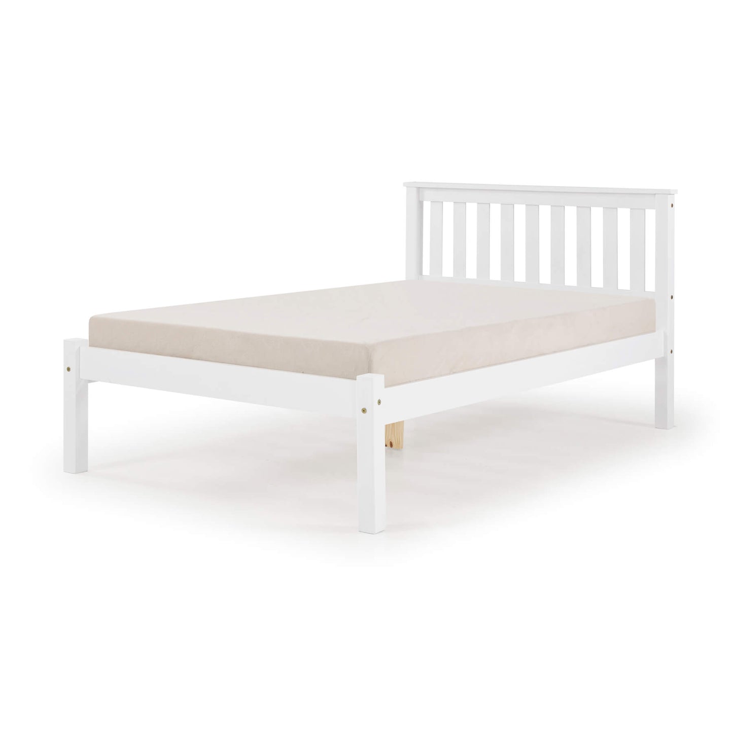 Manila LFE Pine Bed 4 Foot White