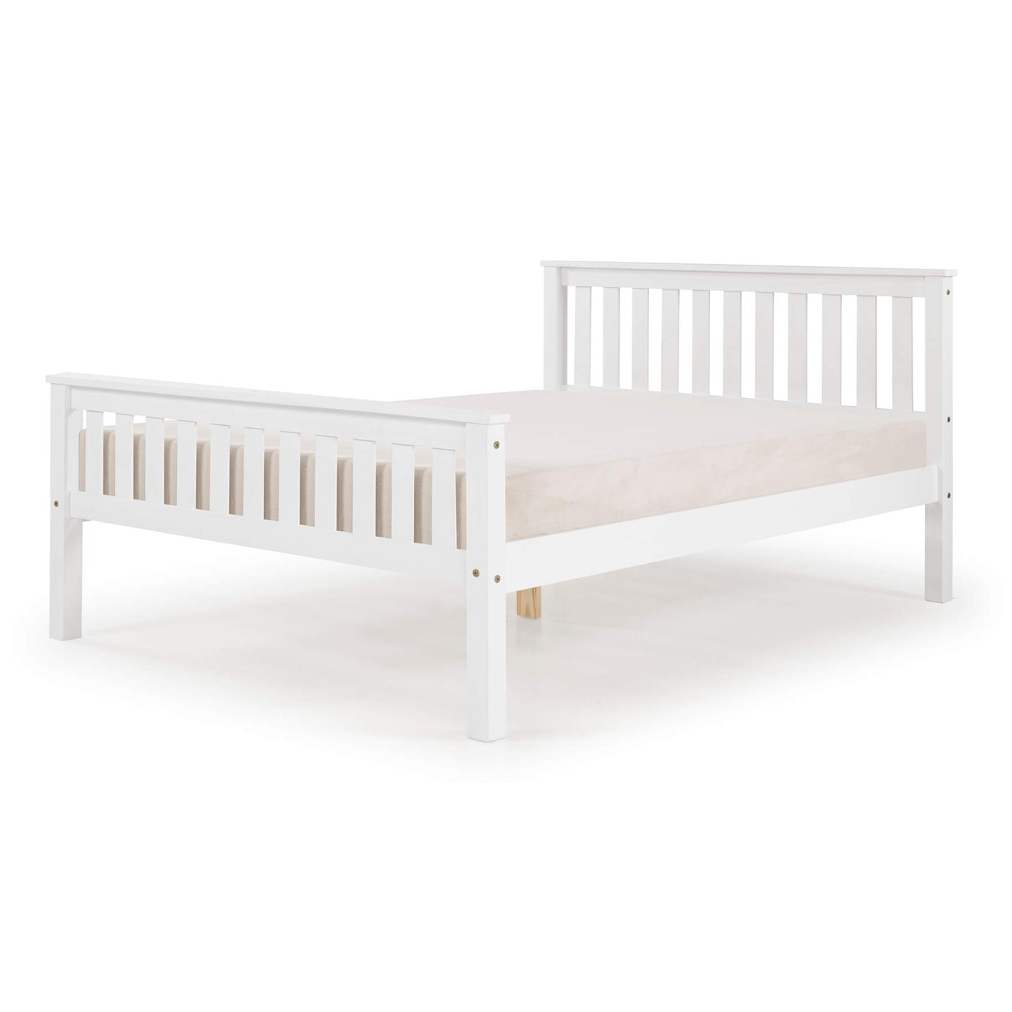 Manila HFE Pine Bed King Size White