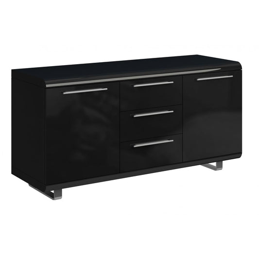 Newline High Gloss Sideboard Large 2 Doors & 3 Drawers