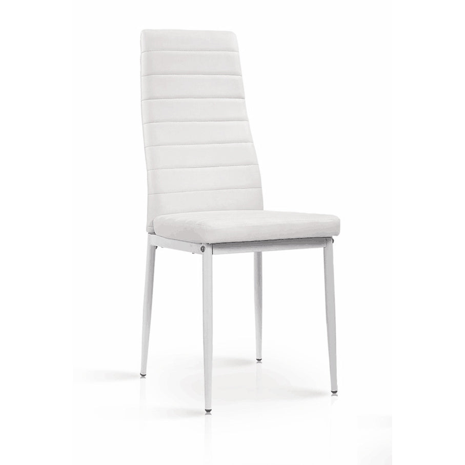 Pearl PU Chairs with Painted Legs