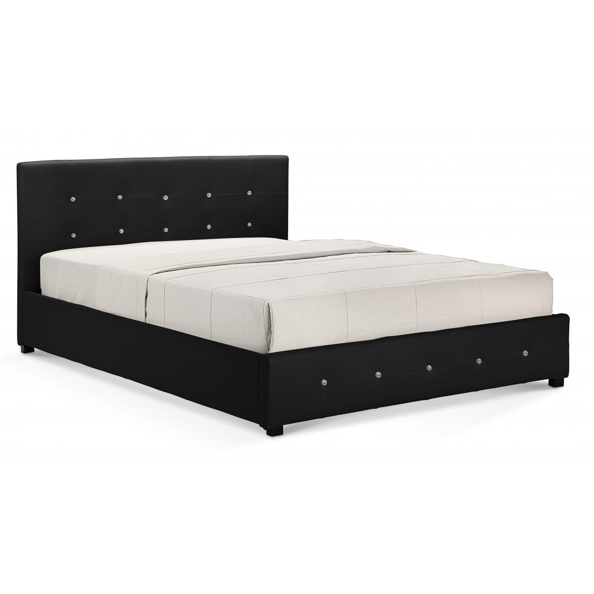 Quartz Storage PU King Size Bed