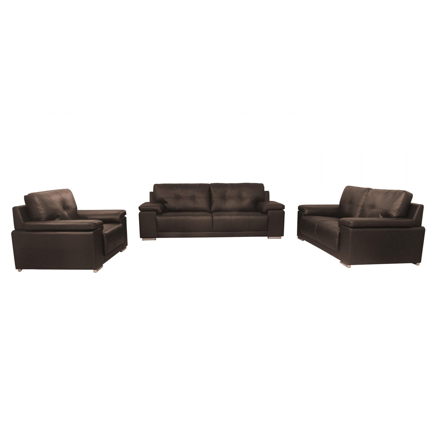 Ranee Bonded Leather & PU 3 Seater