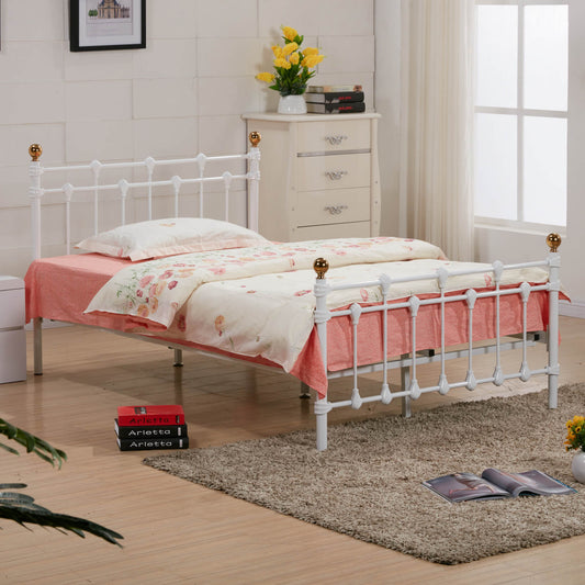 Rochelle Double Bed White