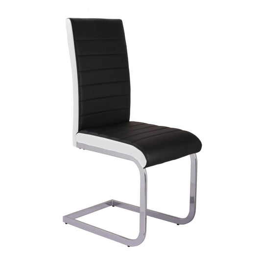 Ryker PU Chairs Chrome