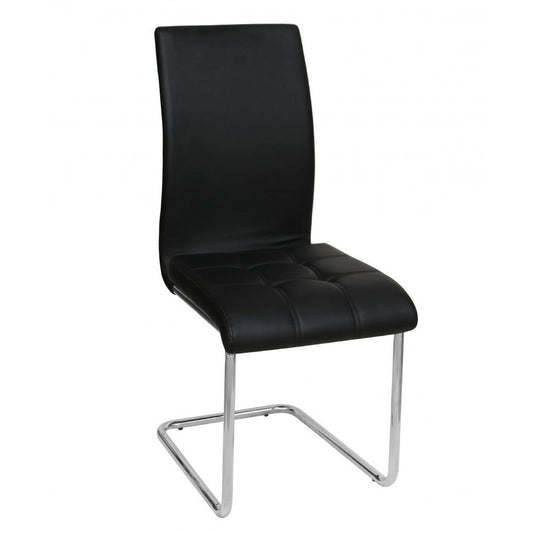 Samurai PU Chairs Chrome (4s)